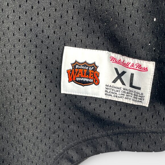 Mitchell & Ness Boston Bruins Mesh NHL Button Up Jersey Black Men's XL EUC - Picture 3 of 9